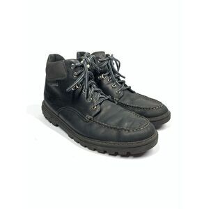 Rockport Weather or Not Moc Toe Waterproof Boots BLACK Laces Mens Size 11
